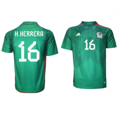 Mexico Hector Herrera #16 Replika Hjemmebanetrøje VM 2022 Kortærmet